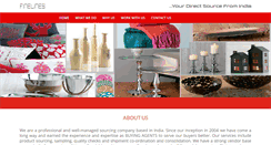Desktop Screenshot of finelinesindia.com